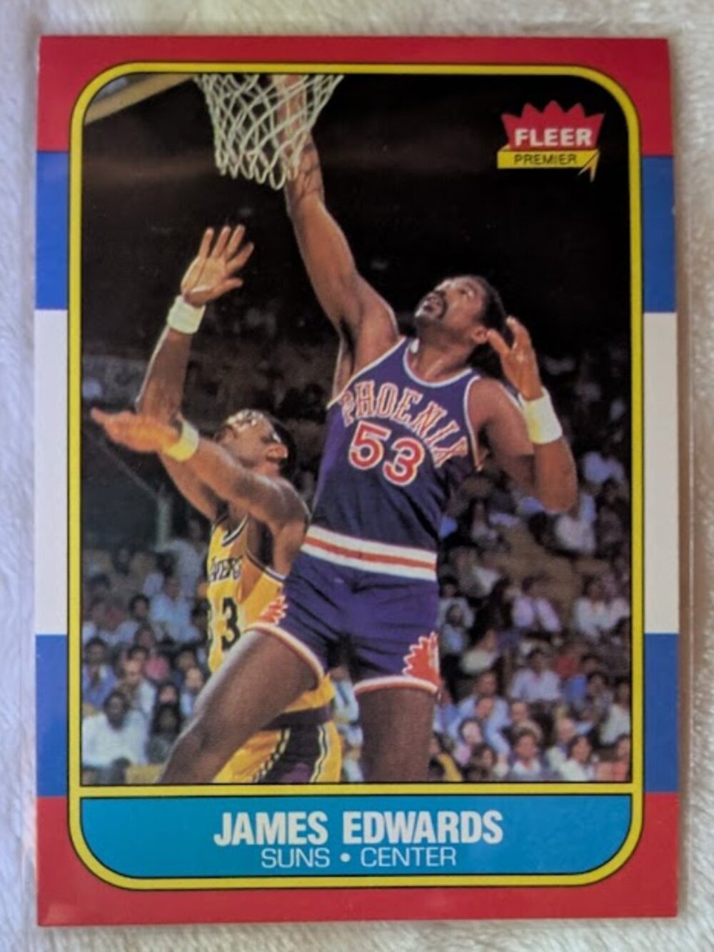 1986 Fleer JAMES EDWARDS #29
